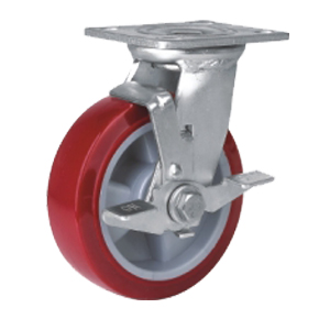 Heavy Duty Caster With Side Brake, H73SPSB-5''/6''/8'', Caster Wheels ...